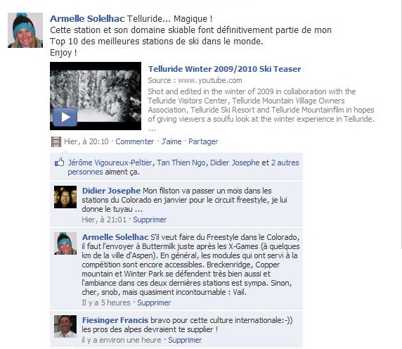 Message Facebook
